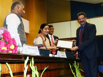 DGP Anurag Sharma receives Certificate of Excellence